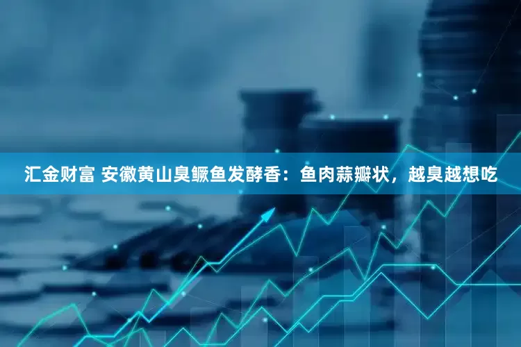 汇金财富 安徽黄山臭鳜鱼发酵香：鱼肉蒜瓣状，越臭越想吃