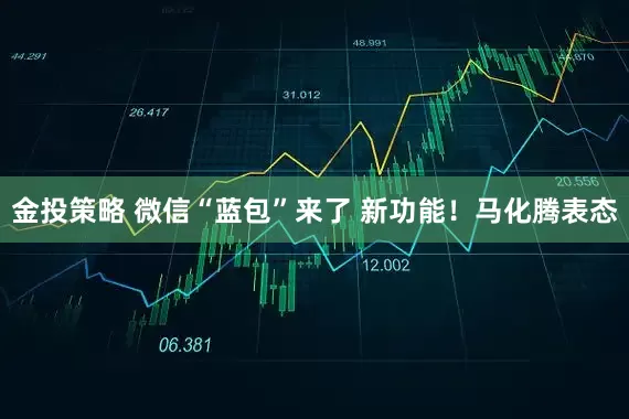 金投策略 微信“蓝包”来了 新功能！马化腾表态